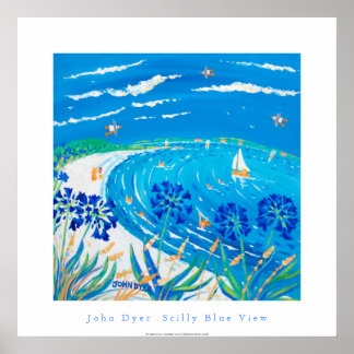 Poster d'art : Scilly Blue View, Tresco