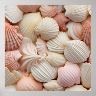 Poster d'art Seashells Seaside