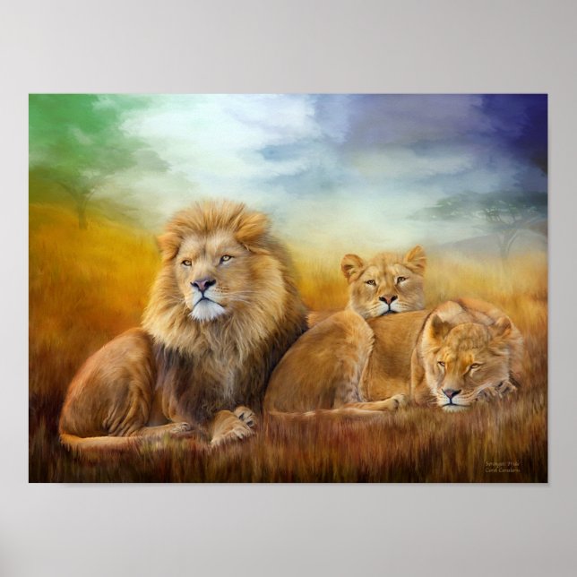 Poster d'art Serengeti Pride/Imprimer (Devant)