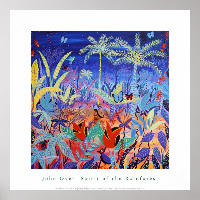 Poster d'art : Spirit of the Amazon Rainforest (Devant)