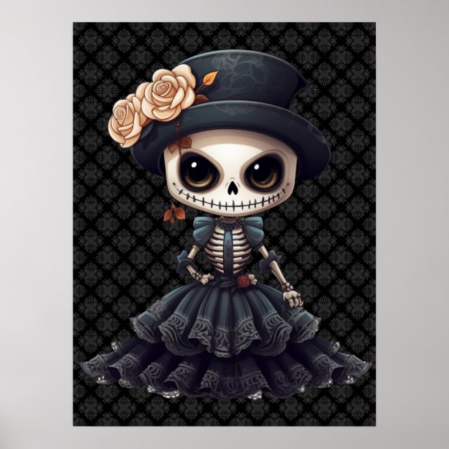 Poster d'art Steampunk Skeleton (Devant)