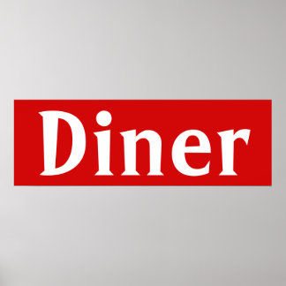 Poster d'art sur la Mur de la table rouge brillant