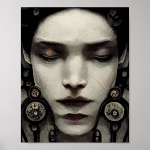 Poster d'Art Surreal Face