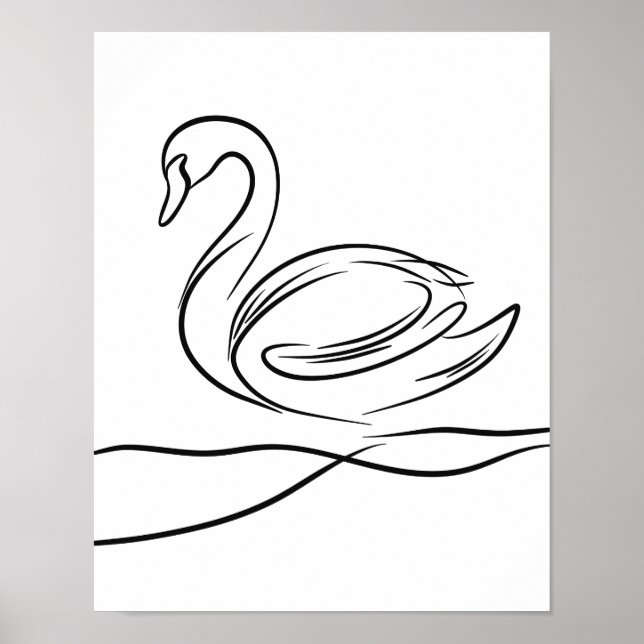 Poster d'art Swan Line | Irish River (Devant)