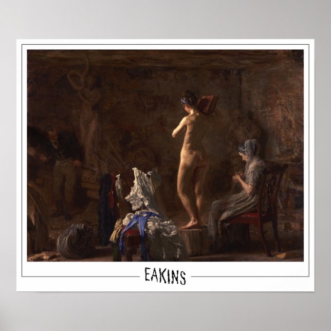 Poster d'art Thomas Eakins Zedign #6 (Devant)