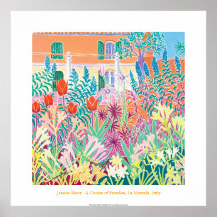 Poster d'art : Un coin du Paradis, La Mortola, Ita