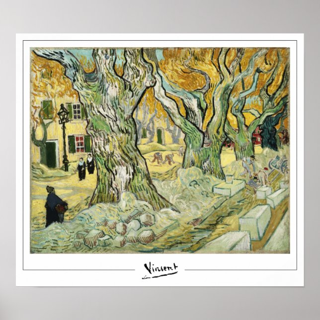 Poster d'art Vincent Van Gogh Zedign #13-2 (Devant)
