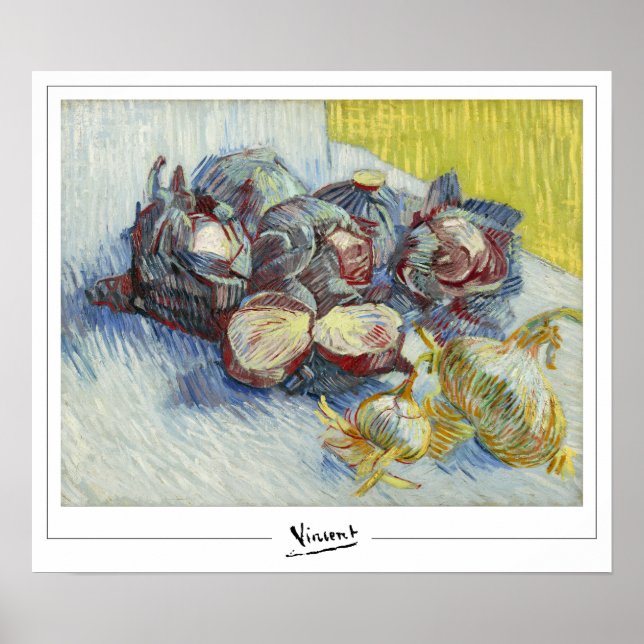 Poster d'art Vincent Van Gogh Zedign #18-2 (Devant)