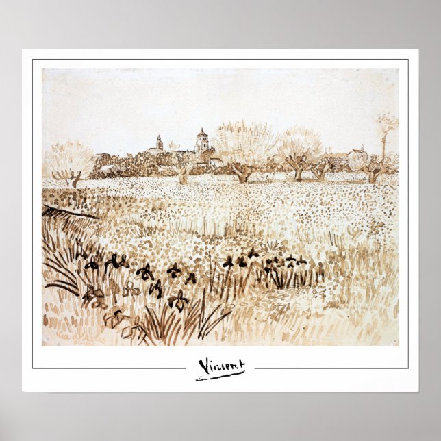 Poster d'art Vincent Van Gogh Zedign #206 (Devant)