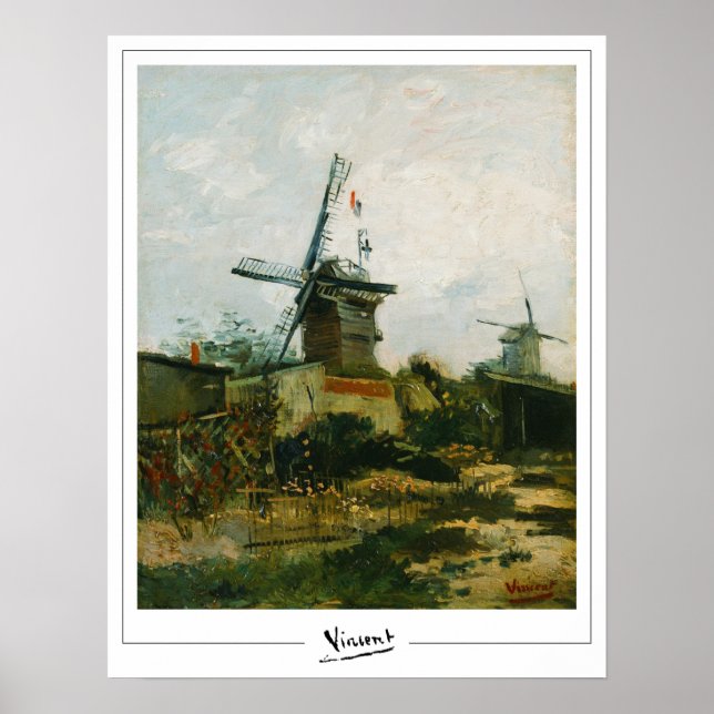 Poster d'art Vincent Van Gogh Zedign #22 (Devant)
