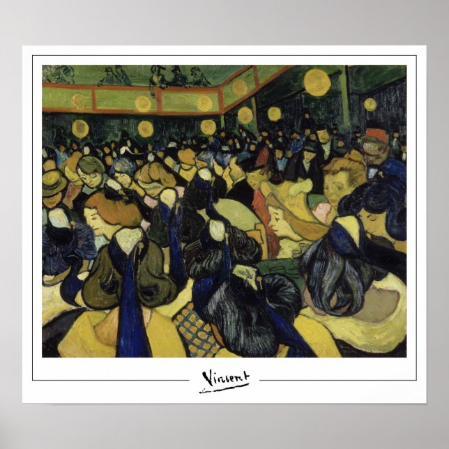 Poster d'art Vincent Van Gogh Zedign #22-2 (Devant)