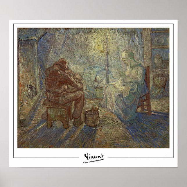 Poster d'art Vincent Van Gogh Zedign #26-2 II (Devant)