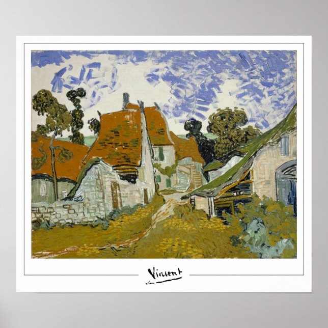 Poster d'art Vincent Van Gogh Zedign #33-2 (Devant)
