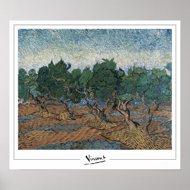 Poster d'art Vincent Van Gogh Zedign #42-2 (Devant)