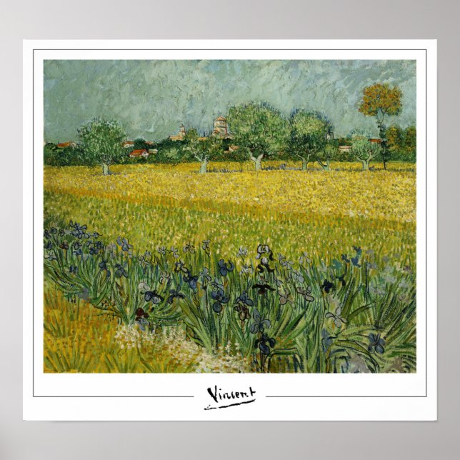 Poster d'art Vincent Van Gogh Zedign #46-3 (Devant)