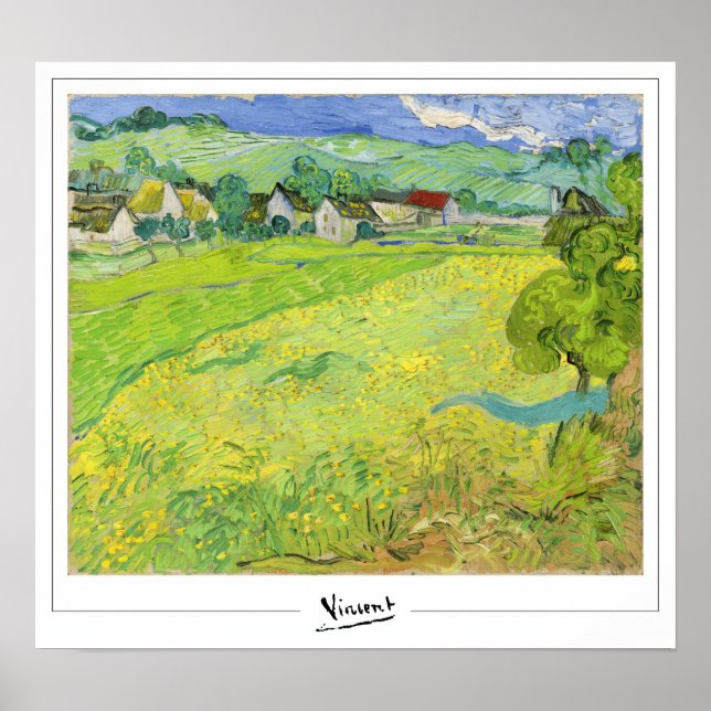 Poster d'art Vincent Van Gogh Zedign #50-2 (Devant)