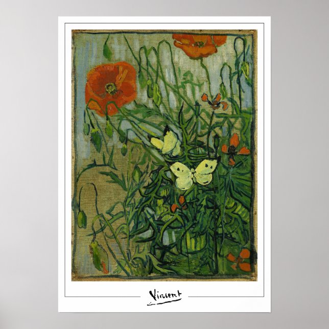 Poster d'art Vincent Van Gogh Zedign #8-2 (Devant)