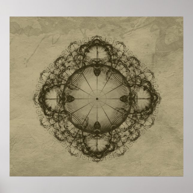 Poster d'art vintage Steampunk (Devant)