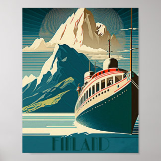 Poster d'art Vintage voyage