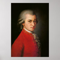 Poster d'art Wolfgang Amadeus Mozart
