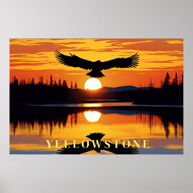 Poster d'art Yellowstone (Devant)