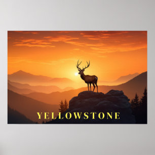 Poster d'art Yellowstone