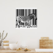 Poster d'art Zebra Barcode (Kitchen)