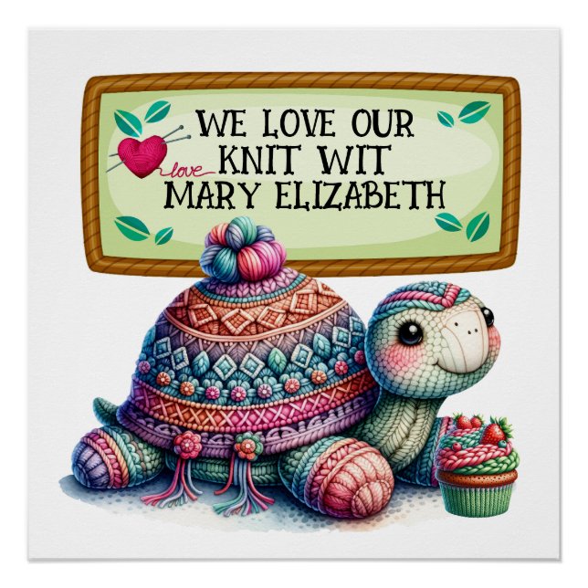 Poster d'artisanat tricot Crochet (Devant)