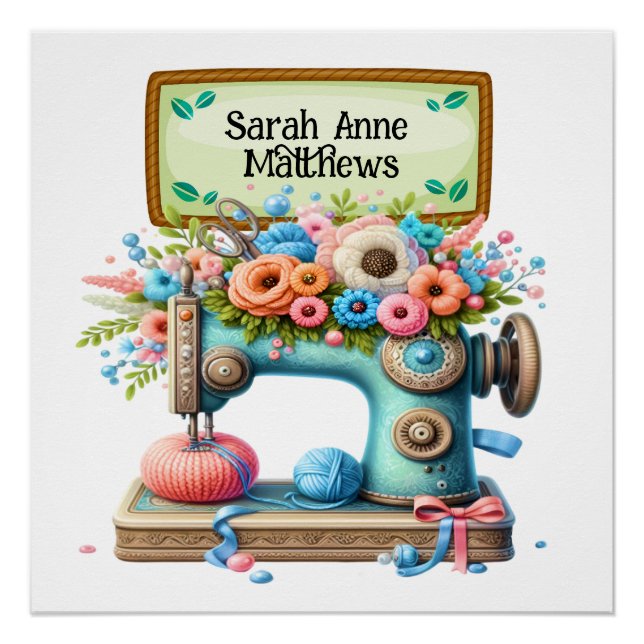Poster d'artisanat tricot Crochet (Devant)