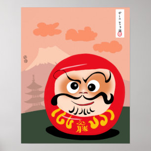 Poster Daruma
