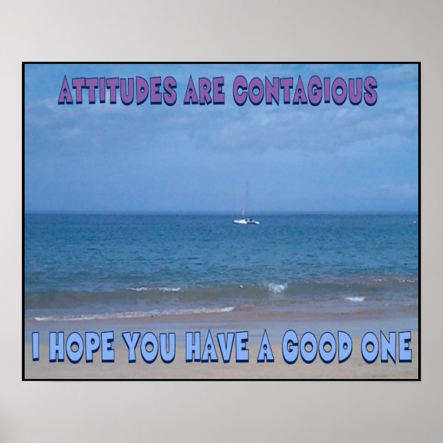 Poster d'attitude positive (Devant)