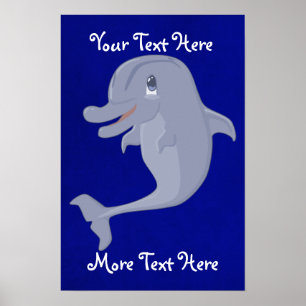 Poster Dauphin Joueur
