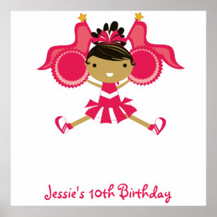 Poster d'autographe KRW Rose Pom-pom girl