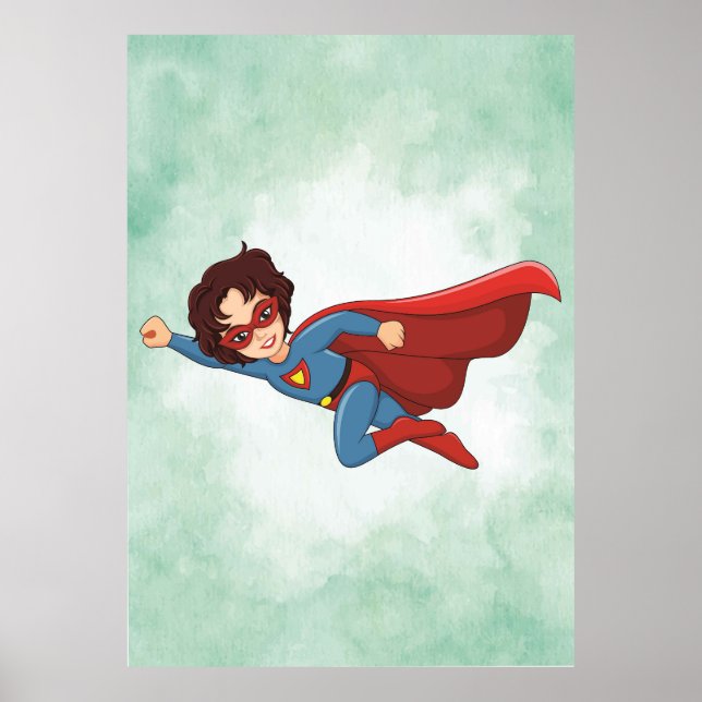 Poster d'aventure Super Boy - Fun Kids Factory (Devant)