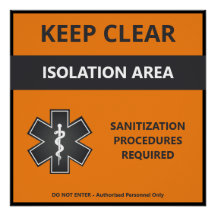 Poster d'avertissement Coronavirus personnalisable