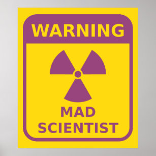 Poster d'avertissement des scientifiques