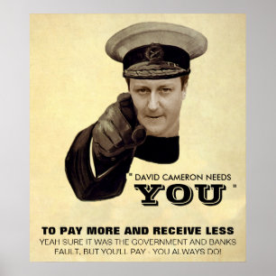 Poster David Cameron Print