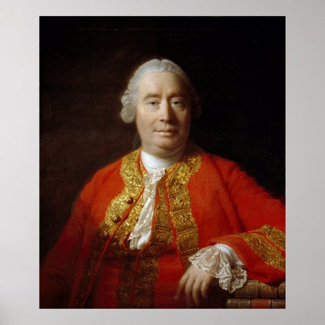 Poster David Hume par Allan Ramsay (1766) (Devant)