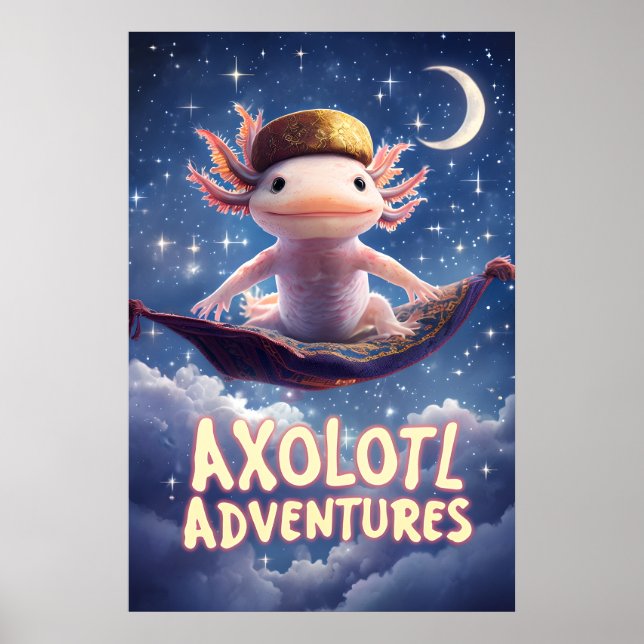 Poster d'Axolotl Adventures - Imaginaire de tapis  (Devant)