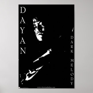 Poster Dayan B et W