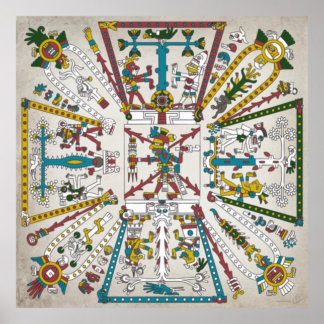 Poster d'Aztec Cosmos (Devant)