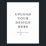 Poster de 8,5 po x 11 po - Portrait<br><div class="desc">Customisez votre carte dans Templett. Une fois la modification terminée,  téléchargez votre fichier dans un format JPG (n'oubliez pas d'activer l'option de fond perdu). Téléchargez votre design ici en cliquant sur le bouton bleu "Personnaliser".</div>