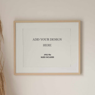 Poster de 8 x 10 po Art mural horizontal