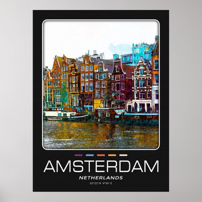 Poster de Amsterdam City (Devant)
