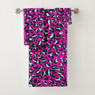 Poster de animal de Cheetah Leopard rose moderne