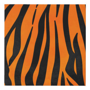 Poster de animal de Sauvage Orange Black Tiger