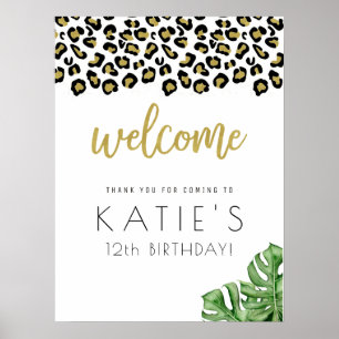 Poster de animal Faisons une Affiche de bienvenue