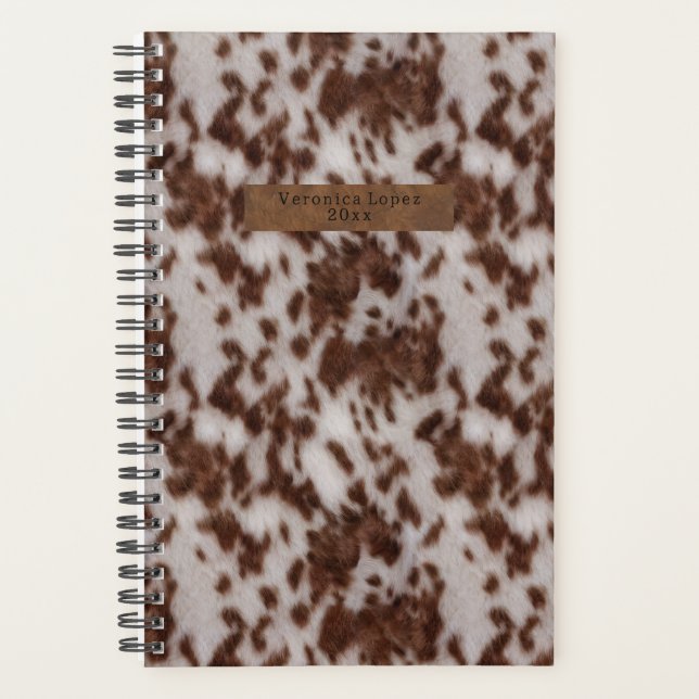 Poster de animal Faux Cowhide & Cuir (Devant)