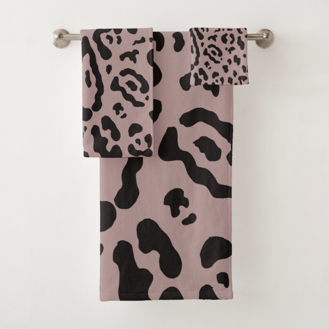 Poster de animal Mauve Blush Pink Cheetah Leopard (En situation)