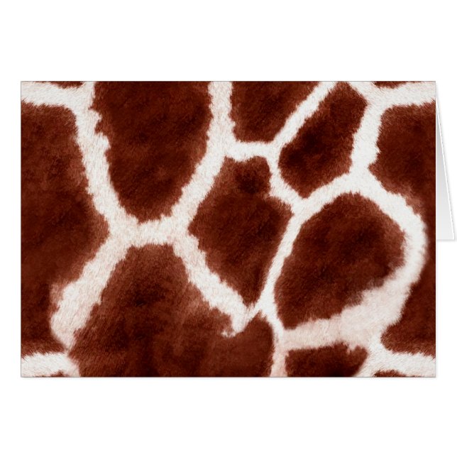 Poster de animal Motif Giraffe (Devant horizontal)